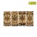 Image 3 of Clipper 'Tattoo' 4:Twenty Collections King Size Slim Papers &amp; Tips - Box of 10