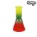Image 4 of Chongz "Babylon" 20cm Rasta 6mm Glass Beaker Bong