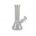 Image 1 of 'Phylis' Chequerboard 20cm Glass Beaker Bong