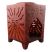 Large Sun Square Jali Oil Burners - Burnt Umber