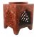 Small Elven Square Oil Burners - Burnt Umber